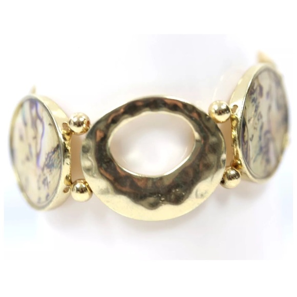 🎁 Opalescent  Metal Bracelet - Picture 3 of 3